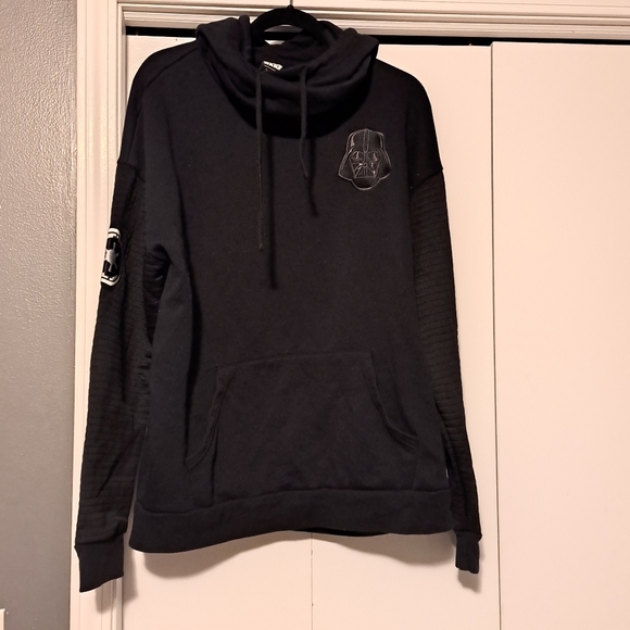 Her Universe Tops - Our Universe Star Wars Darth Vader Cowl Hoodie